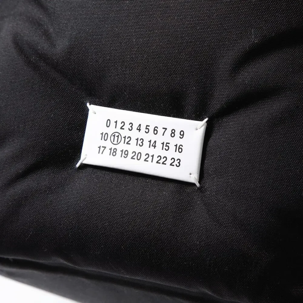 Maison Margiela Glam Slam Numbers Patch Canvas Backpack Black - New $2050